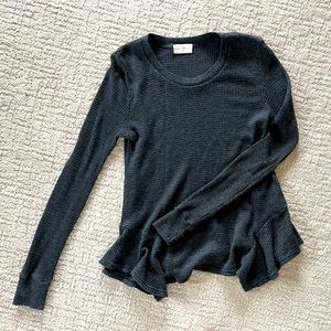 T.la by Anthropologie Waffle Top